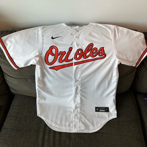 Nike Authentic Baltimore Orioles MLB Baseball White Jersey Men’s Size: M - Picture 2 of 6